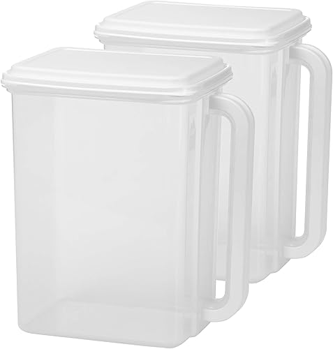 Buddeez 25302W-ONL Store 'n Pour - Dispensador de almacenamiento (46 tazas, color blancotransparente, 2 unidades)