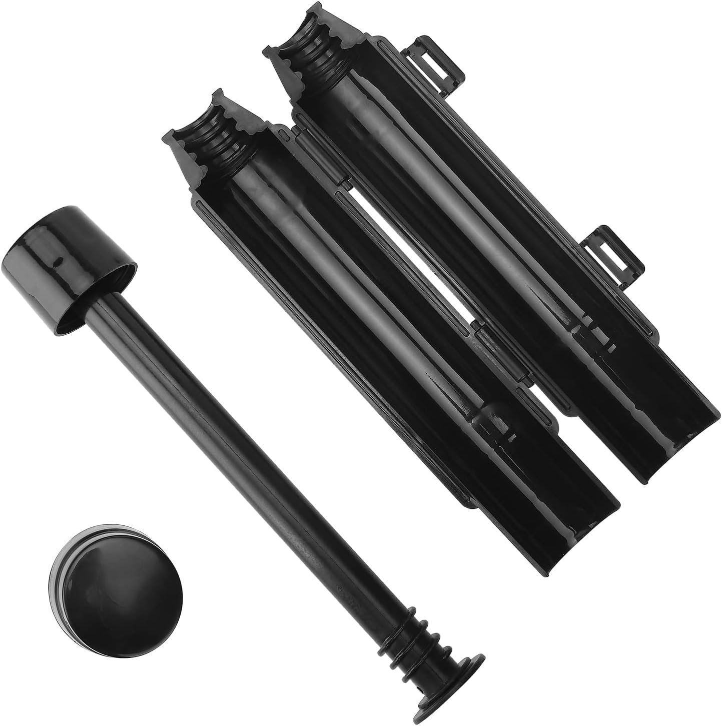 Sushi Maker Sushi Molds Sushi Making Kit Sushi Roller Kit Bazooka Sushi Maker Roller Rice Molds Sushi Roller Making DIY Sushi Making kit for Beginners (Black)