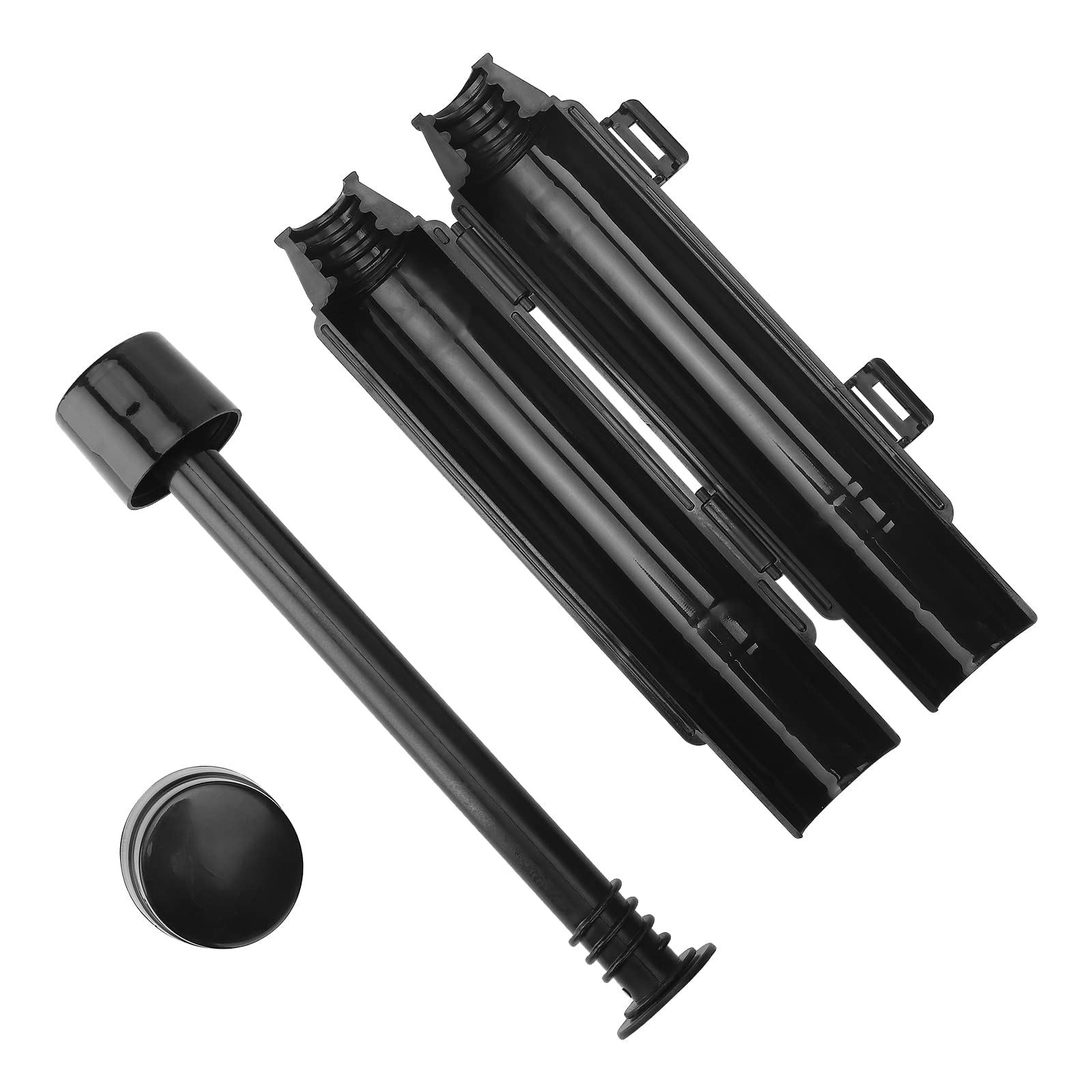 Sushi Maker Sushi Molds Sushi Making Kit Sushi Roller Kit Bazooka Sushi Maker Roller Rice Molds Sushi Roller Making DIY Sushi Making kit for Beginners (Black)