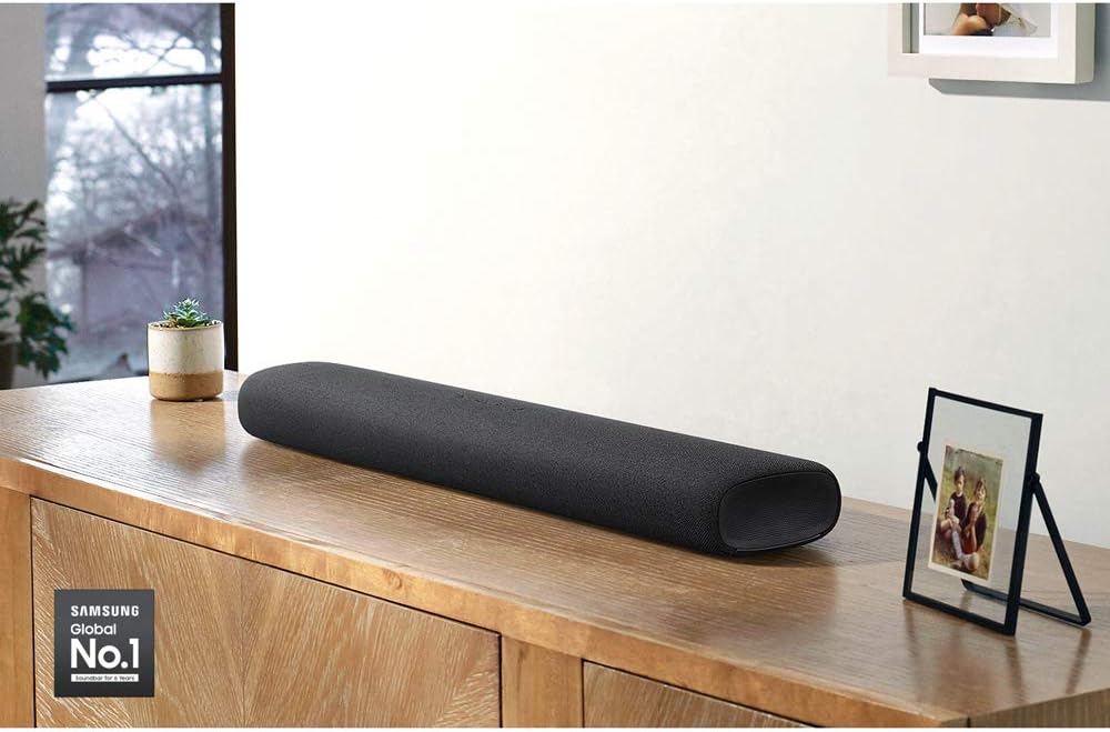 Best Deal 🛒 SAMSUNG HW-S60T 4.0ch All-in-One Soundbar with Side Horn Speakers Surround Sound & Alexa - (Renewed)