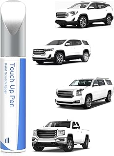 Summit/Olympic/Interstellar White GAZ/WA8624/50U/50 Touch Up Paint Exact-Match Compatible with GMC– Car Paint Scratch Repair Kit Automotive Paint Pen Professional Automotive Paint Pen for Scratches, Chips & Nicks