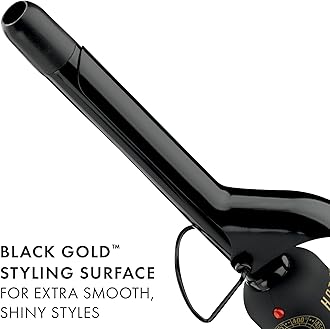 HOT TOOLS Pro Artist Black Gold Curling Iron, 3/4" Barrel