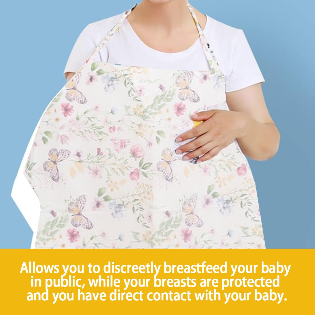 GXGM Couverture Allaitement Bebe Couverture d'Allaitement Bébé Couverture Bebe Douce et Respirante Cache Allaitement Écharpe Allaitement Bébé Ajustable pour Mamans