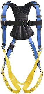 Werner H112002 Blue Armor 2000 Standard (1 D Ring) Harness Tongue Buckle Legs (M/L), 1per Pack