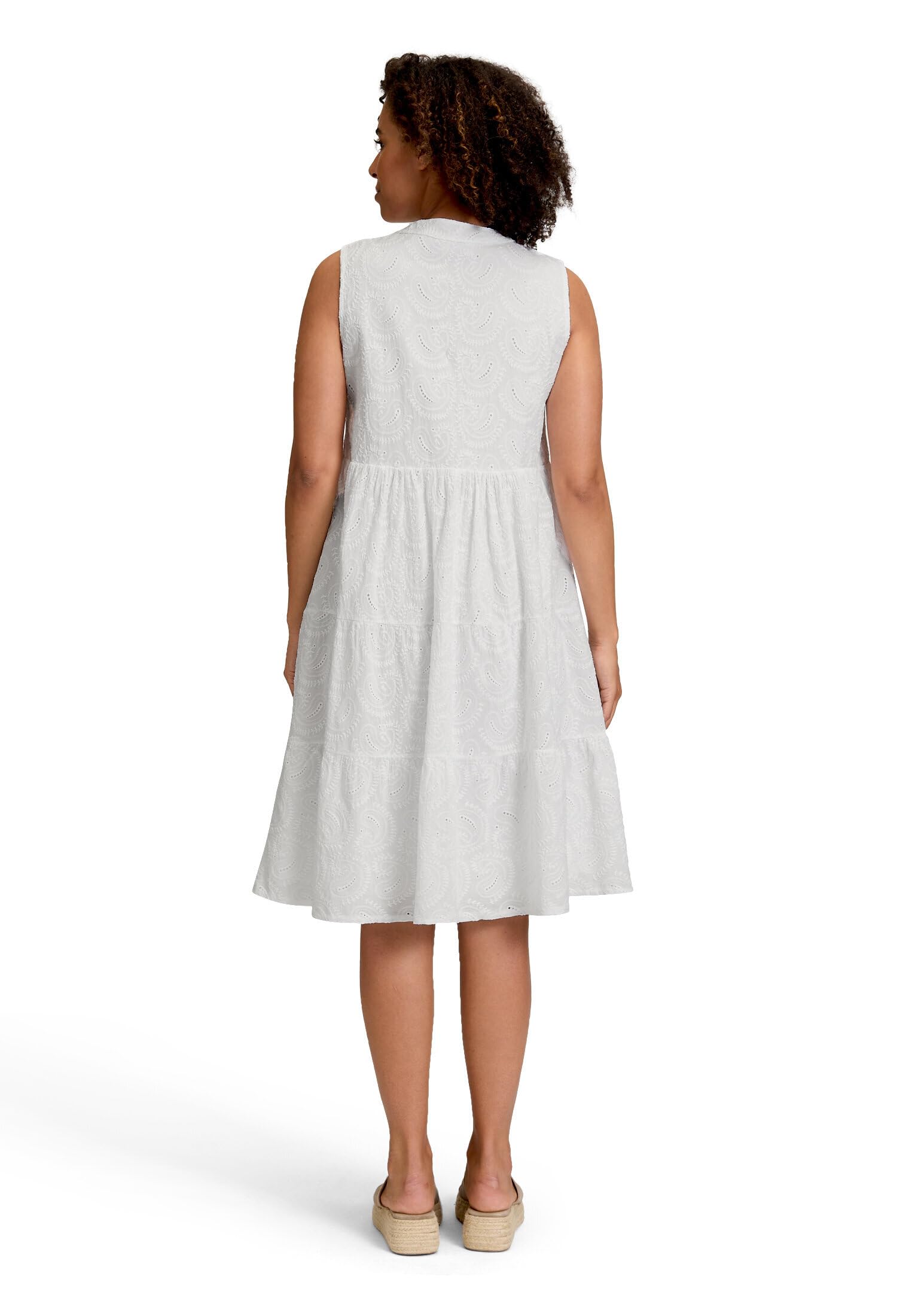 Cartoon Damen Spitzenkleid mit Lochmuster