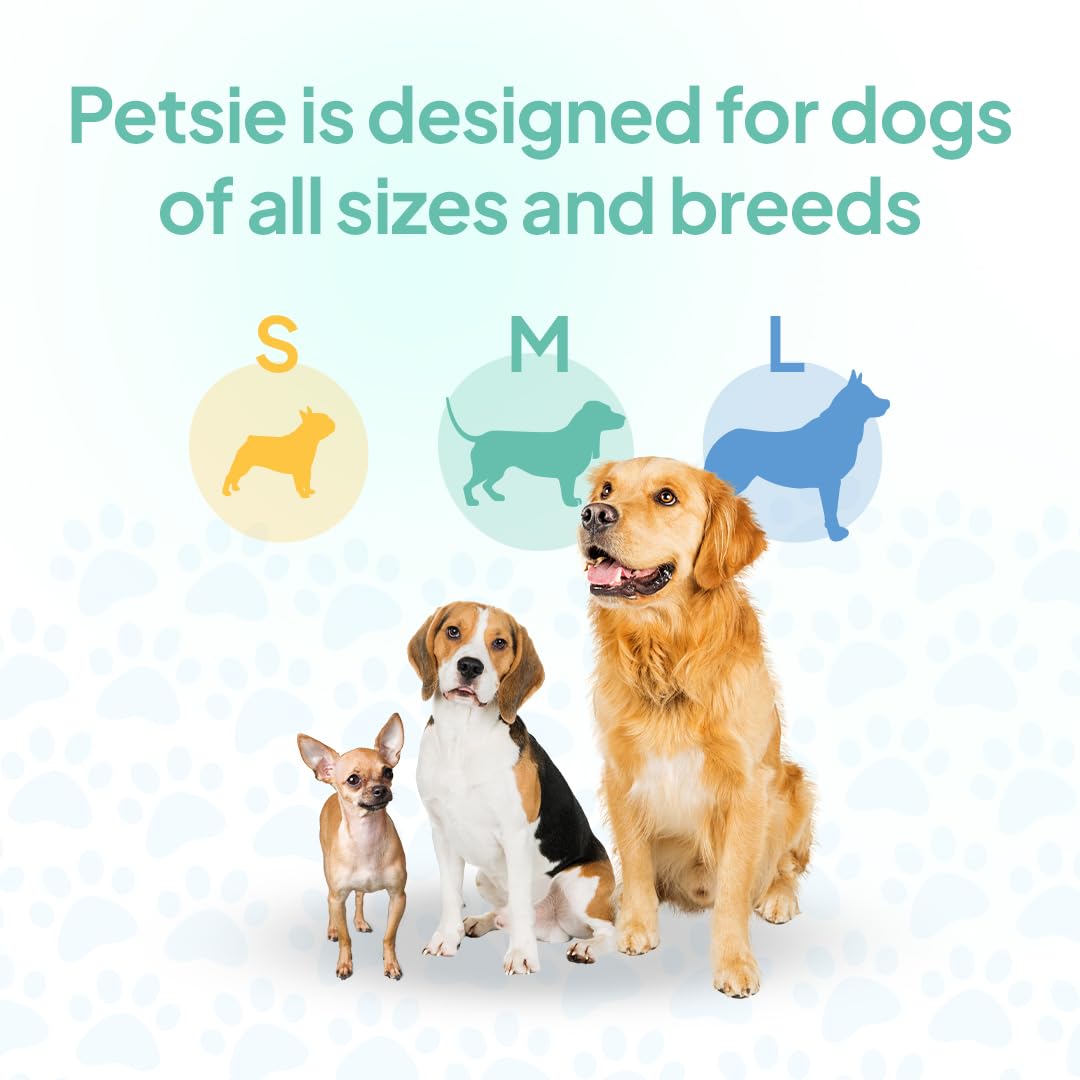 Cepillo de dientes para perro, mediano, tecnología electrolítica innovadora, mejora la salud bucal y el mal aliento, sin vibraciones y cepillo de limpieza silencioso de dientes, no necesita