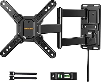 Lockable RV TV Mount for 13–42 inch TVs up to 44 lbs, Full Motion RV TV Wall Mount with Swivel, Tilt, Pull Cord Lock, RV TV Mount for Camper, RV, Motorhome, Max VESA 200x200mm, PGLRVF2