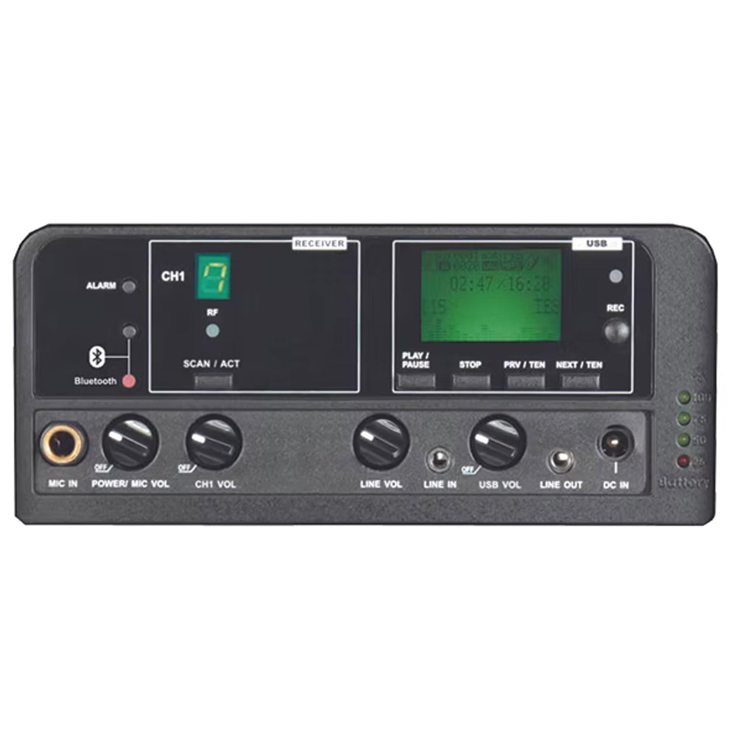 Mipro MA-100 przenośny system nagłośnienia 823-832 MHz ze statywem