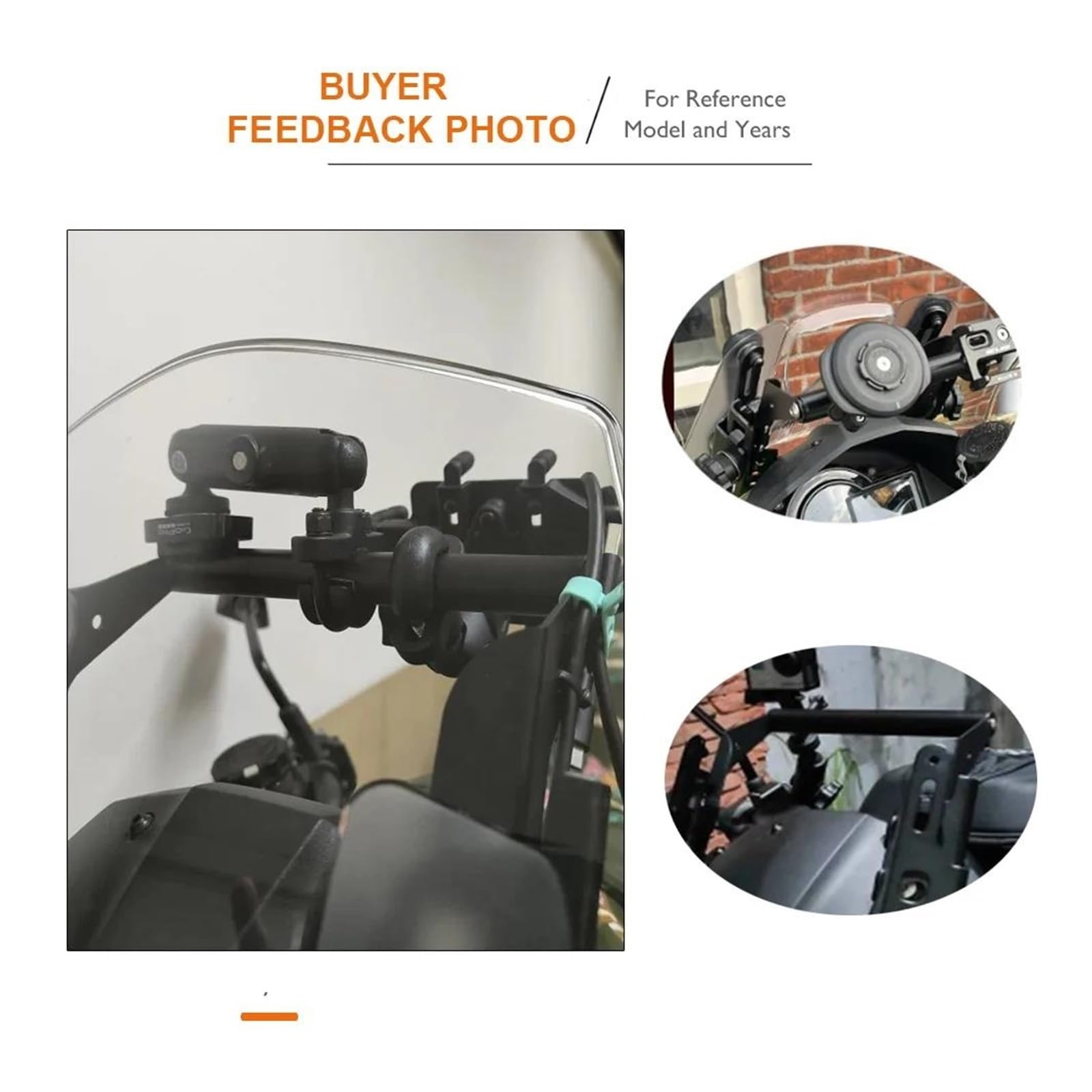 Soporte GPS Soporte Navegación GPS Motocicleta Para 1000 Para 1000 2019-2024 Soporte Para Teléfono Móvil Kits Montaje Soporte Placa Navegación