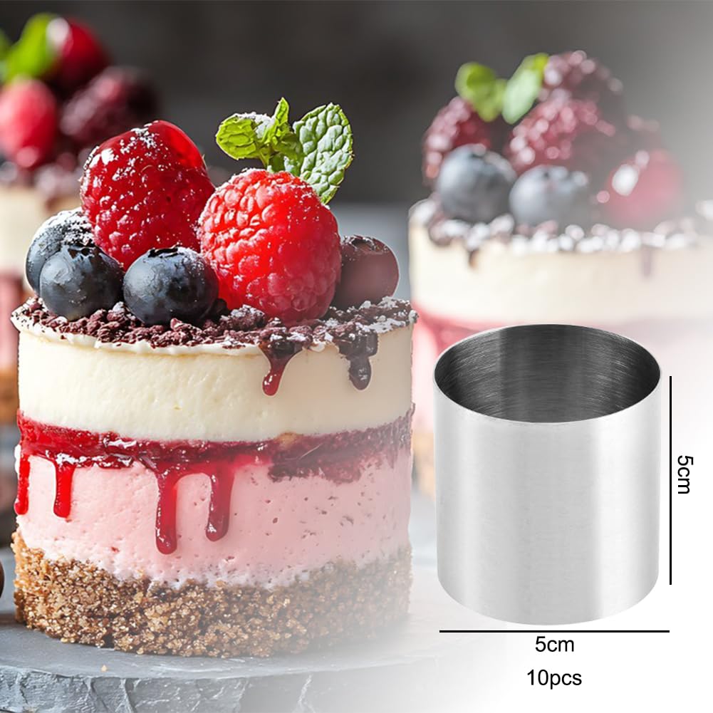 Acquista (Nikita) Mini RounCake Anello in acciaio inossidabile per uso alimentare per la cottura in Italia a partire da 1.34