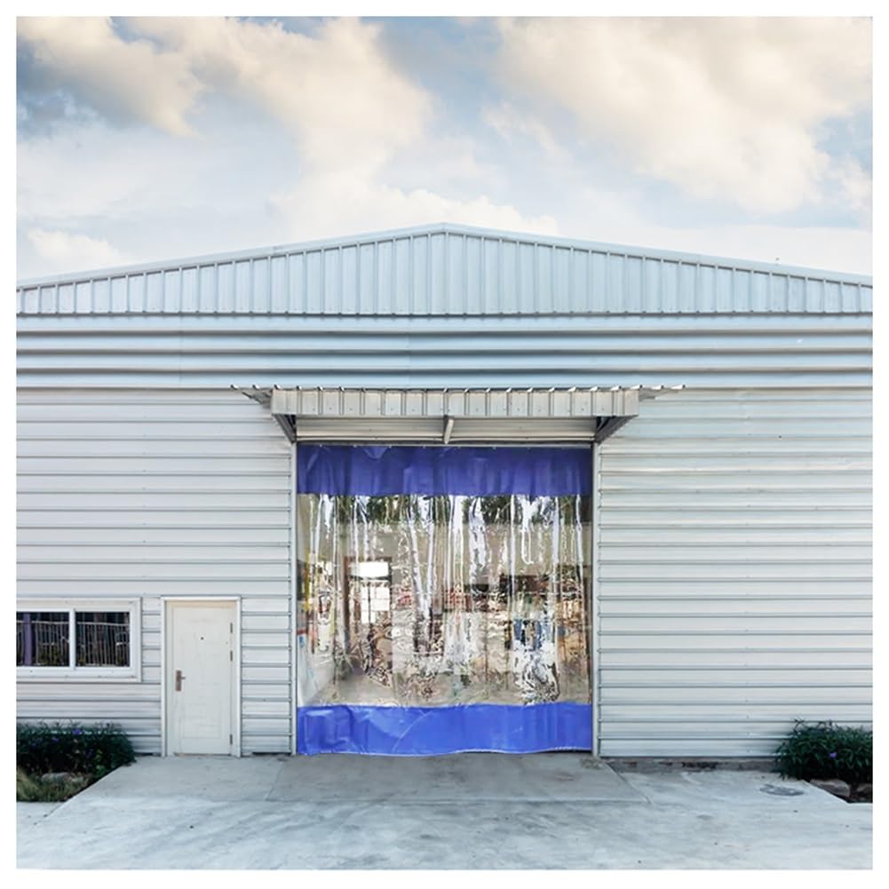 Rideaux de porte en vinyle transparent et imperméables et résistants pour extérieur, bâches industrielles pour terrasse et pergola
