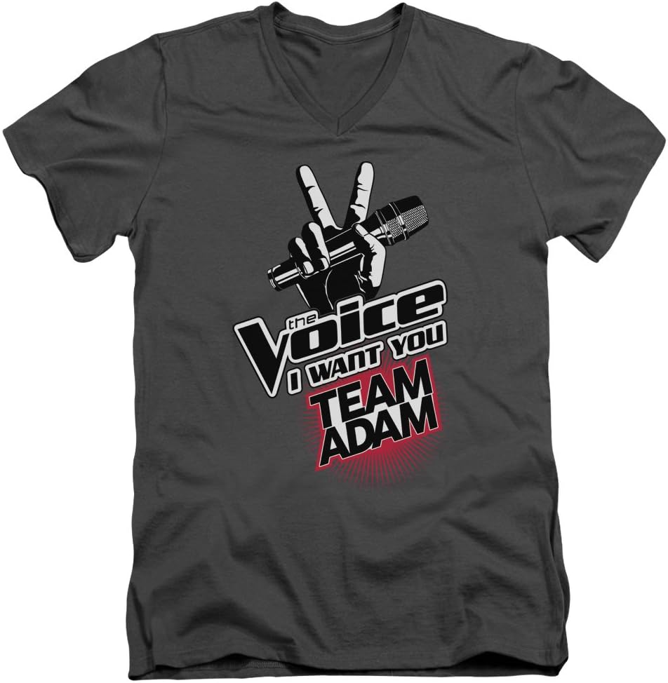 The Voice Reality Singing Contest TV Show NBC Team Adam Adult V-Neck T-Shirt Tee Apparel