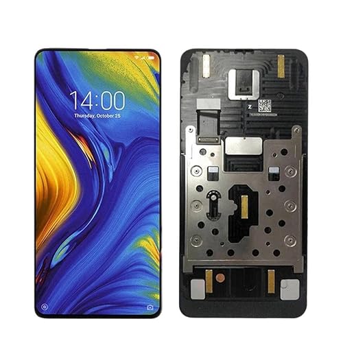 SHOWGOOD AMOLED para Xiaomi Mi Mix 3 Mix3 pantalla LCD táctil digitalizador Asamblea con marco para Xiaomi Mi MIX3 LCD Mix 3 5g pantalla (TFT marco negro)
