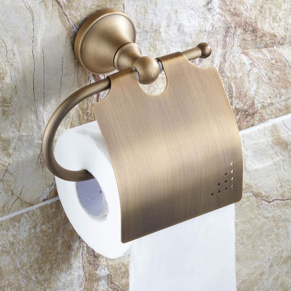 Solid Brass Toilet Paper Holder Classic Bathroom Accessoreis Tissue Roll