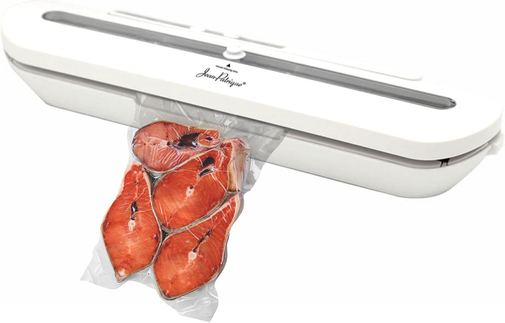 Jean-Patrique JP051 Sealer Machine Vide & Preserving | Flawless Vacuum Seal preserves Food for Longer | Perfect Sous Vide Cooking, Plastic, White