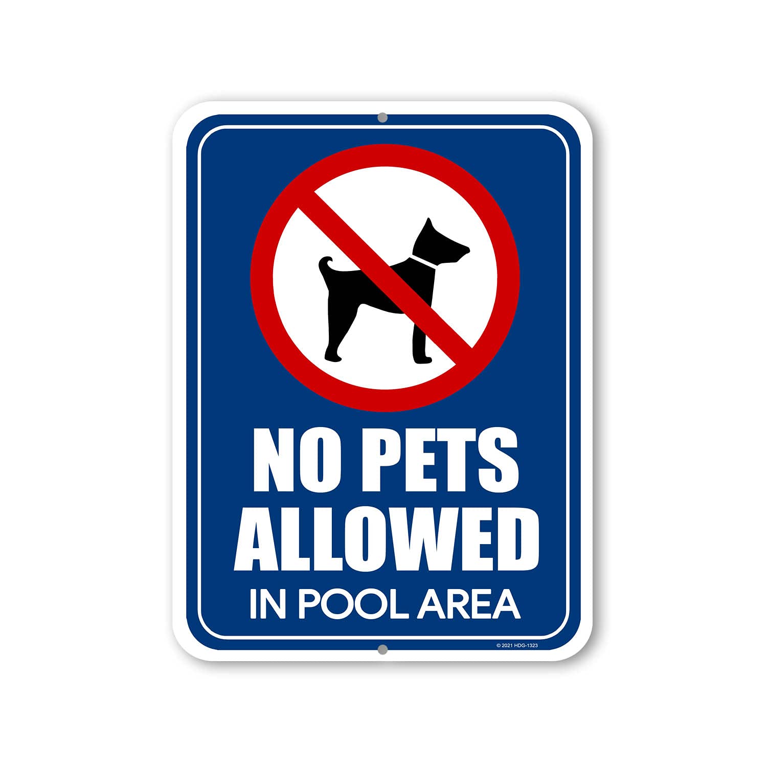 Honey Dew Gifts, No Pets Allowed in Pool Area, Notice Business Sign