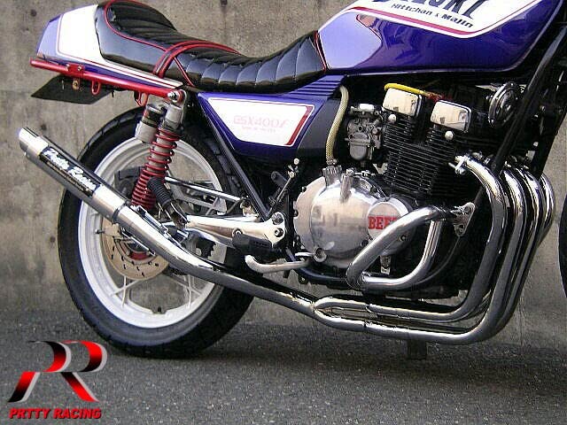 Amazon | PRETTY RACING製 GSX400FS 分割式 50.8π (流タイプ3) PRETTY