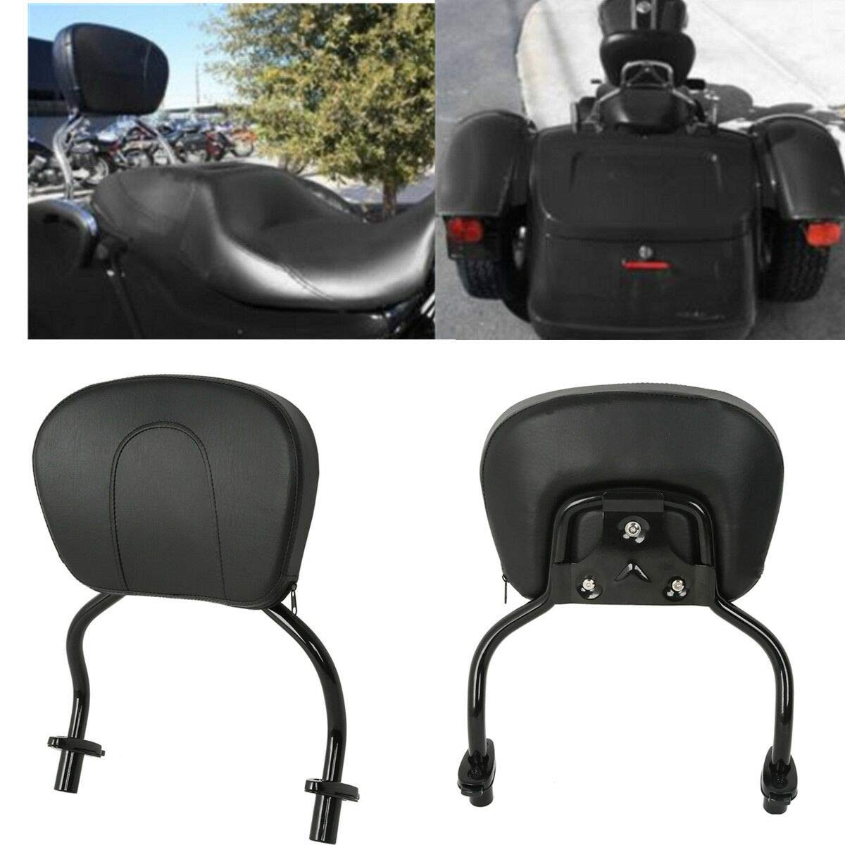 TCMT Rückenlehne Abnehmbare Stealth Sissy Bar Pad passend für Harley FLRT Freewheeler 2015–2024