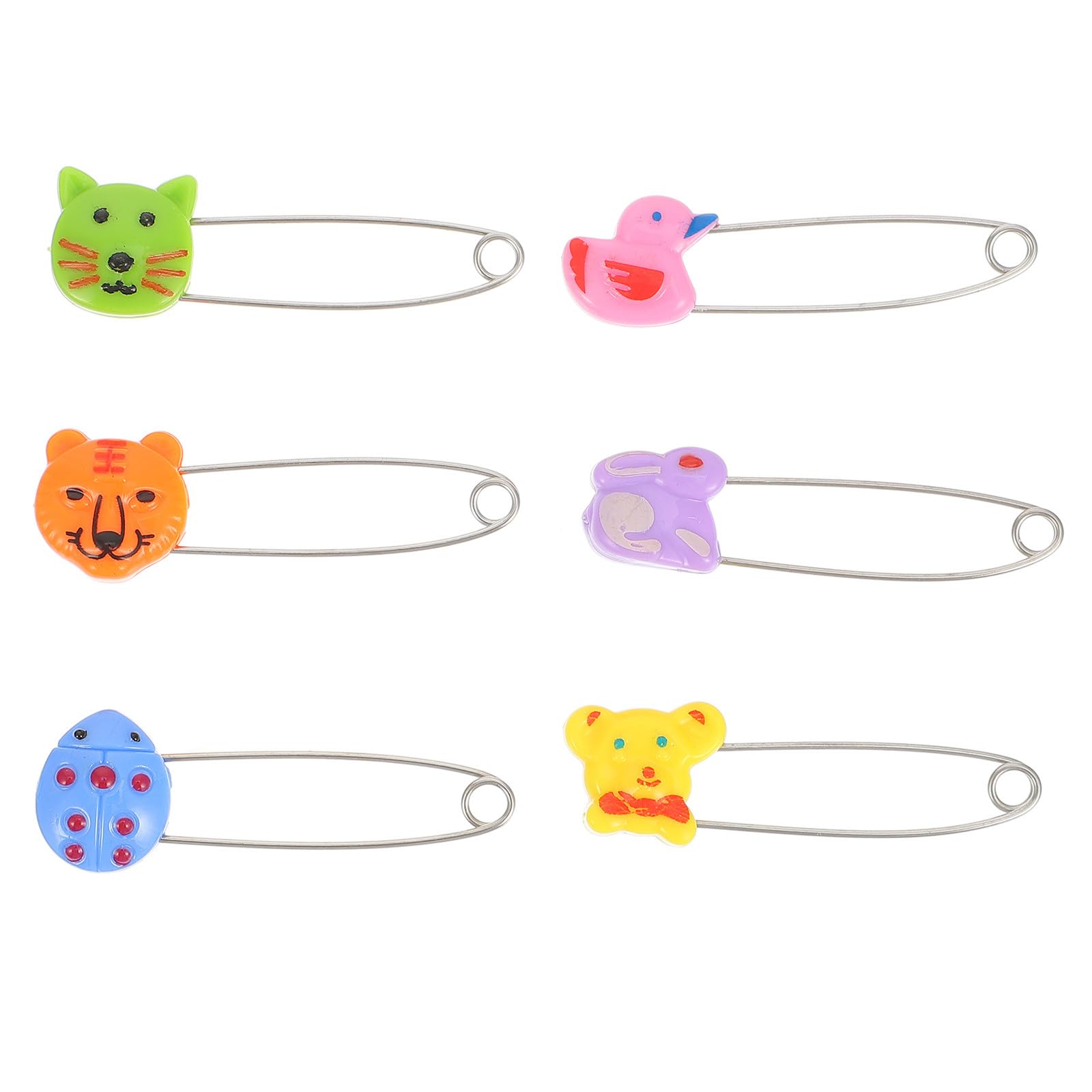 Imperdibles de Animales de No Reutilizable Pañal al Inoxidable para Acero 30 Diseño Paquete que Piezas Dañan Adhieren para Ñiño