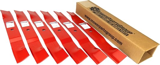 MowerPartsGroup (6) Reaper Blades Compatible with Ariens Gravely 52" ZTX ZTXL Ikon X Ikon XL 04771200 09659100