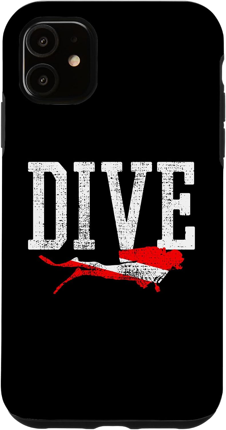 iPhone 11 Diving Flag Diver Scuba Dive Station School Vacation Gift Case