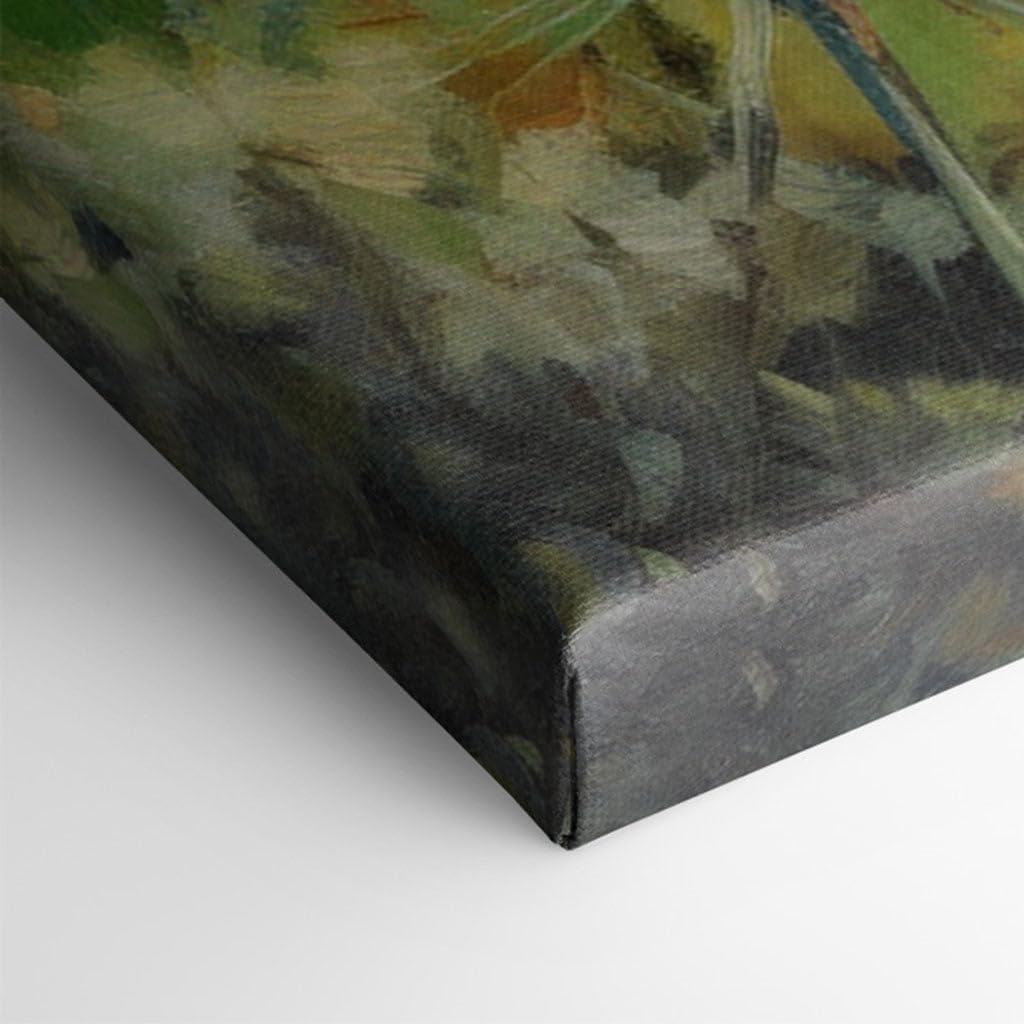 Canvas for Living room. Calmness Captured: The Idyllic Harmony of Seascape and Sky, 27 x 18 inch Canvas Wall Art - Contemporary Masterpieces - Modern Home Decor - 69x46 cm (27x18 inch)