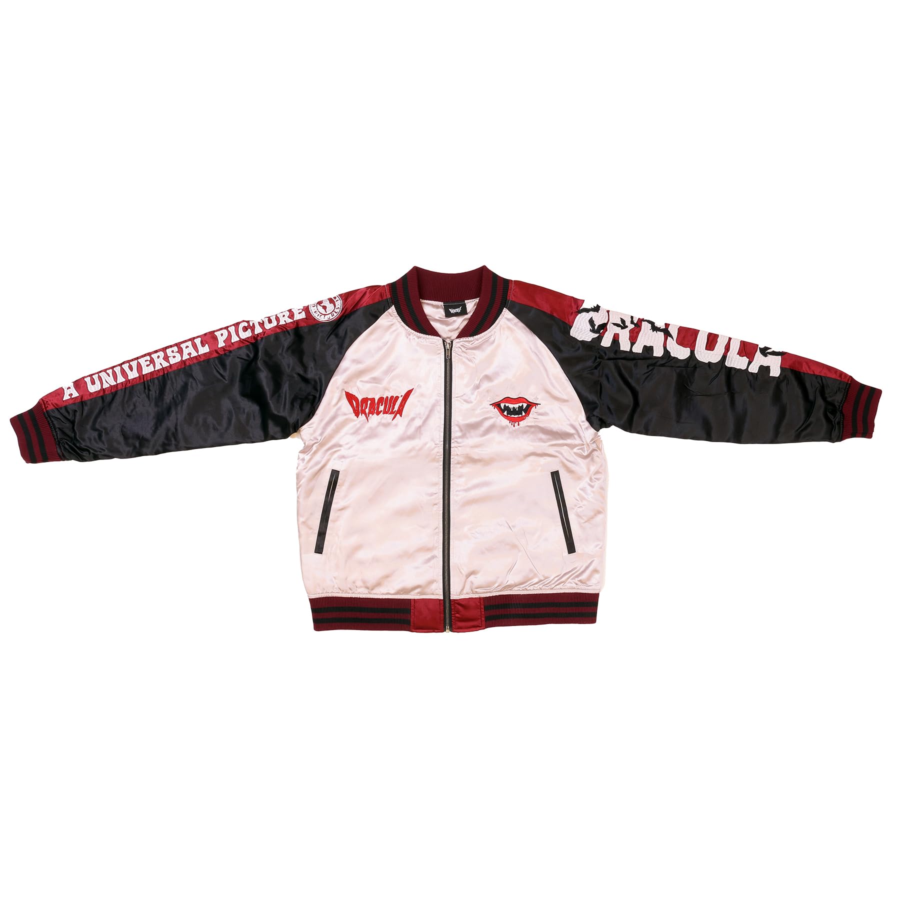 Amazon.co.jp: 丸眞 スカジャン(L) ドラキュラ レッドホラー 映画