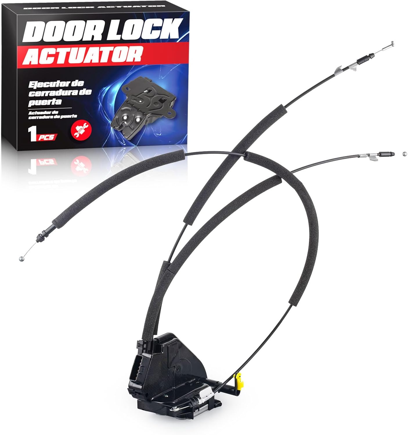 ENA Power Door Lock Latch Actuator with Intelligent Key Front Left Driver Side Compatible with Nissan Rogue 2014 2015 2016 2017 2018 2019 2020 Replacement for 80501-4BA0A 80501-4BA0B 805014BA0A