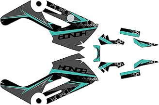 Kalair GFX Graphics Kit for Honda NAVI (2016-2022) Proxima Series Teal 09 Mil - Dirt bike Custom Racing Graphics Decals Stickers Kit, no-plastics