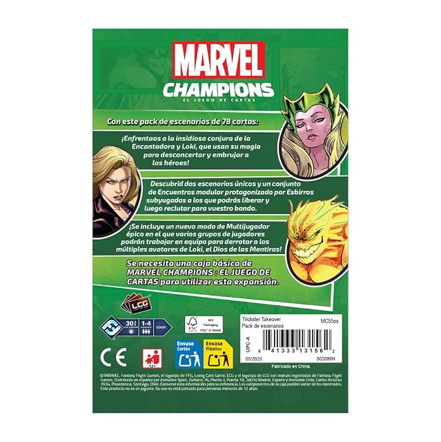 Foto 2 de 5 de Asmodee Marvel Champions Trickster Takeover, Pack de Escenario