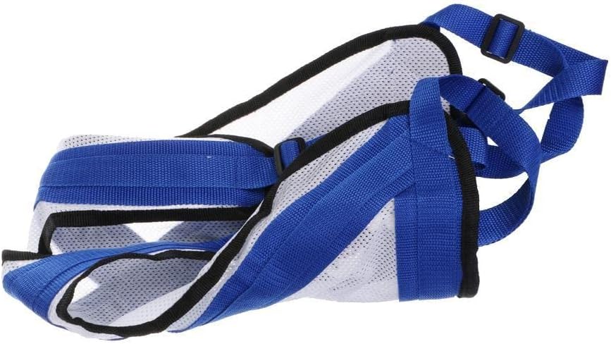 Adjustable Soft Mesh Fishing Shoulder Harness Promotes Load Distribution- s Sprains - Comfortable and Breathable - White Blue - Fits up to 150cm - Shoulder Fatigue - for Stand-