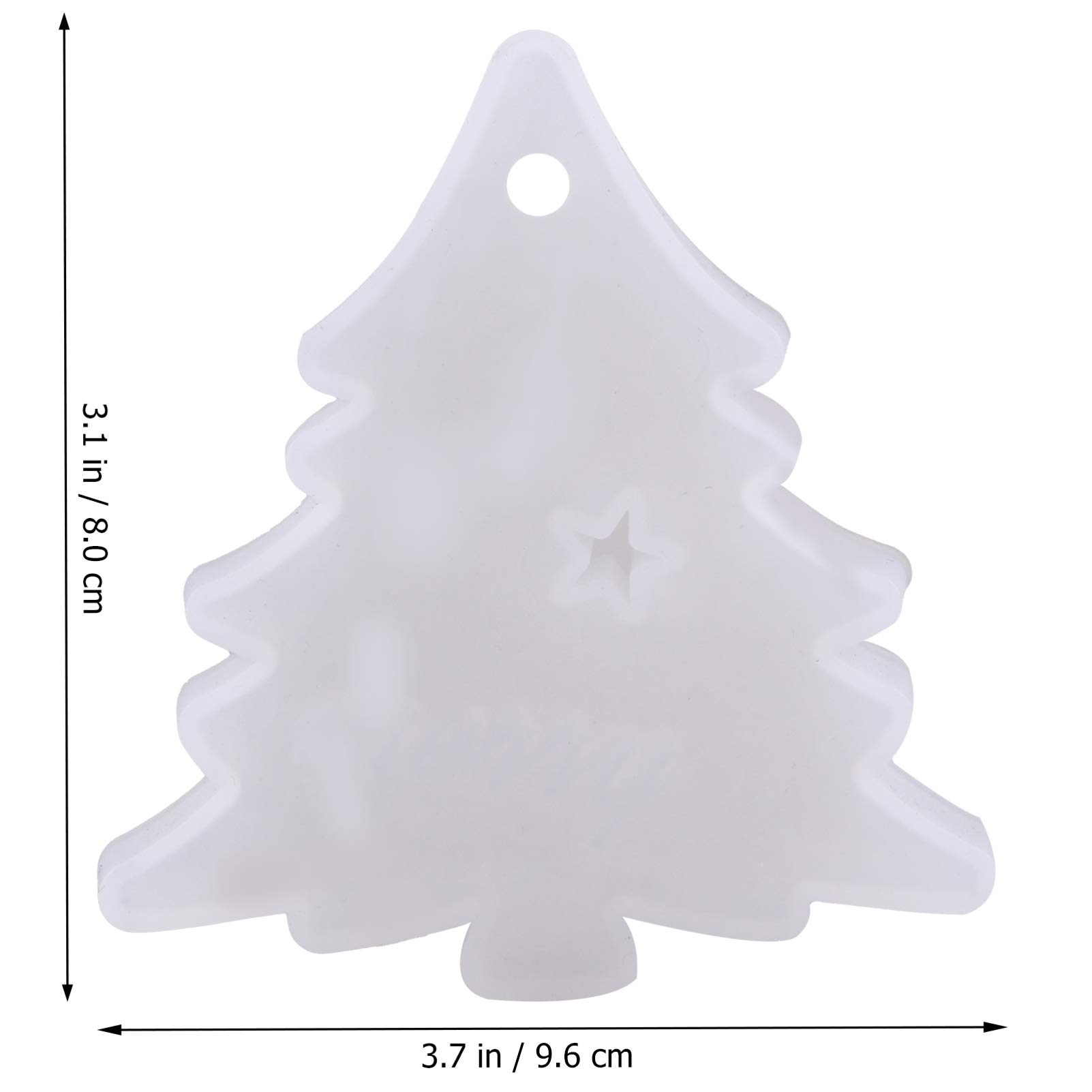 EXCEART Lot De 3 Moules Polyvalents En Silicone Pour Décoration De Gâteaux Et Fabrication De Bijoux 6 Pièces X 3