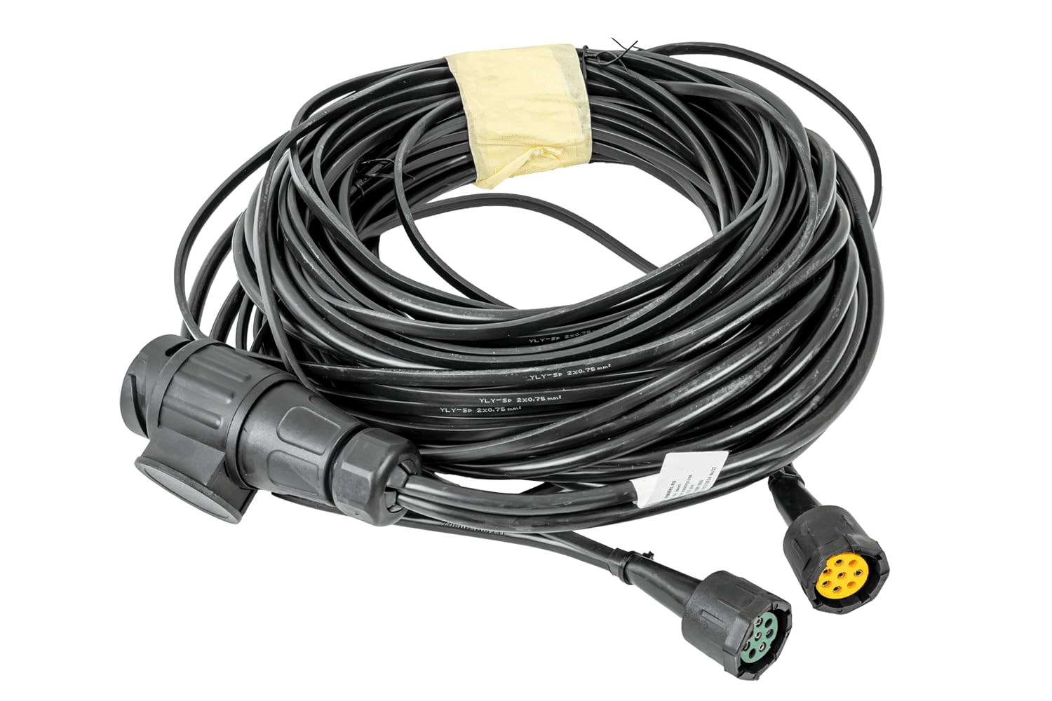 MANTES Faisceau électrique 8m prise 13 broches avec deux baïonnettes 8 broches et dérivation pour feux de gabarit 12V installation câblage éclairage pour remorque utilitaire