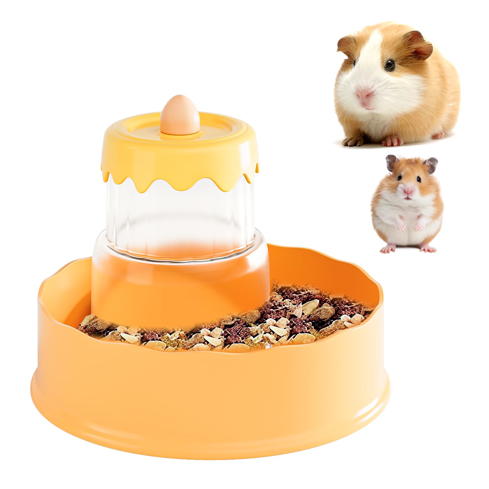 Gamelle pour hamster anti-gaspillage et distributeur automatique pour rat et gerbille