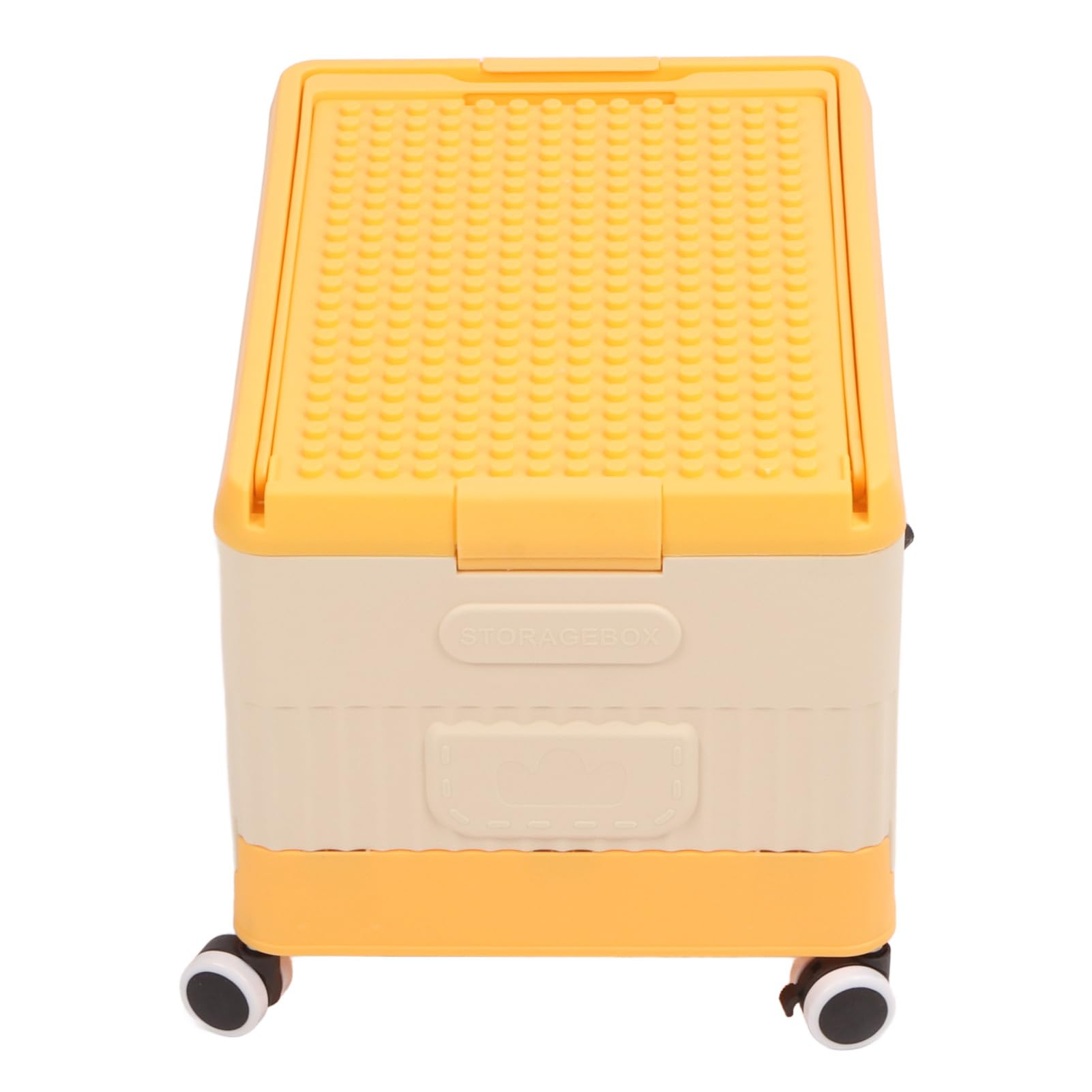 Contenitori Portaoggetti con Ruote, Scatola per Giocattoli Organizzatori di Giocattoli per Bambini e Contenitori Portaoggetti con Coperchio Organizzatore di Blocchi da