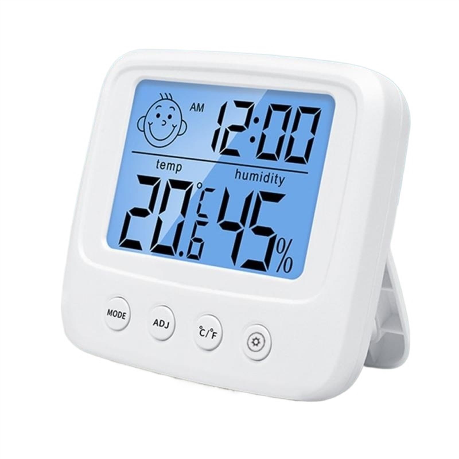 SBSSYVLMV Digital Backlight Thermometer Hygrometer Accurate Electric Temperature Humidity Meter Sensor Gauge Weather Station for Home