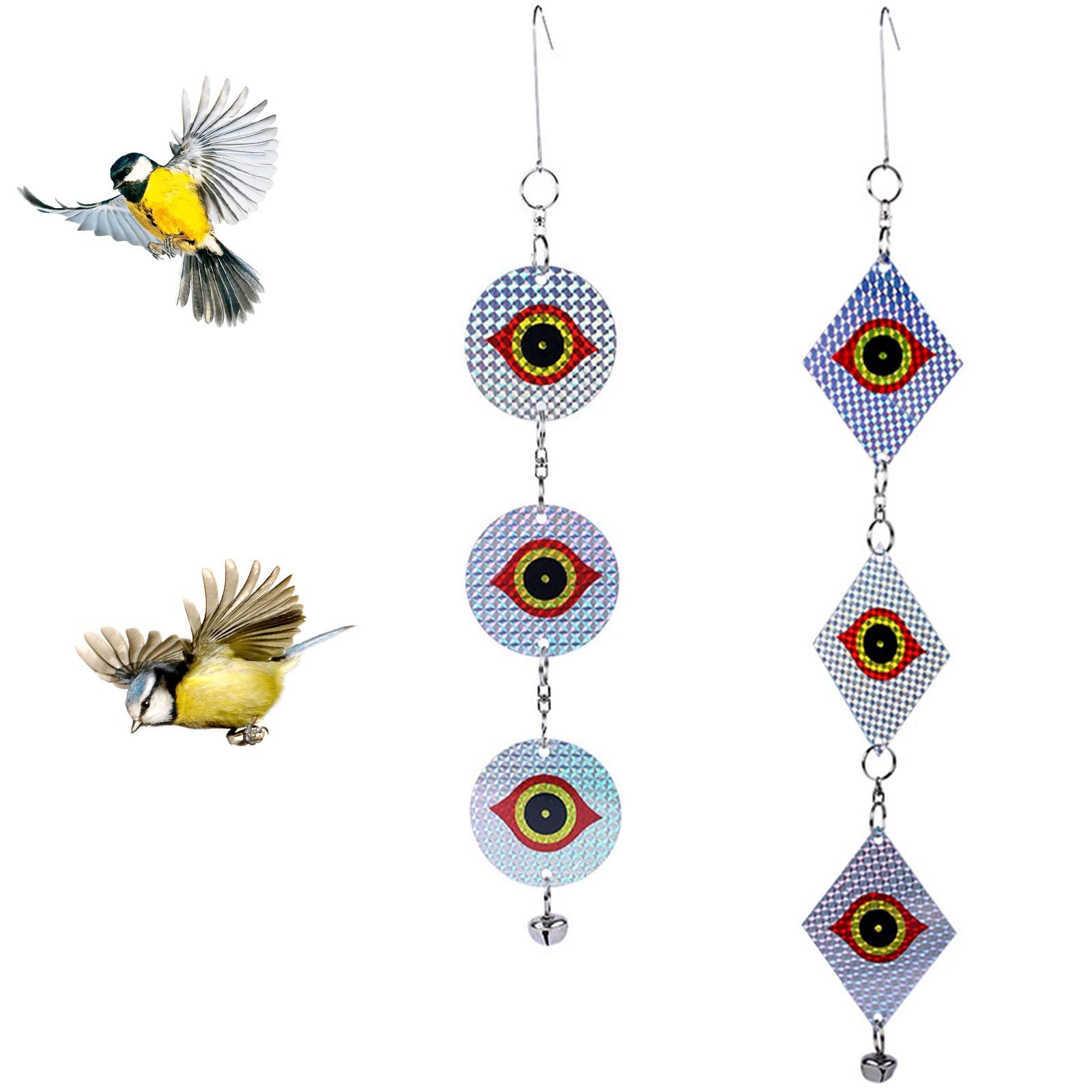 Buy Bird Scarers for Garden, Bird Repellent Pigeon Deterrent for tree