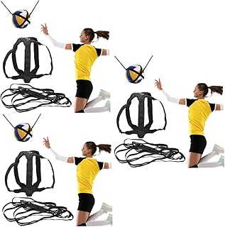 BESPORTBLE 3 Conjuntos De Cinto De Treinamento De Vôlei Ao Ar Livre Treinador De Futebol Equipamento De Prática De Vôlei Equipamento De Treinamento De Vôlei Ajuda Suprimentos De Vôlei