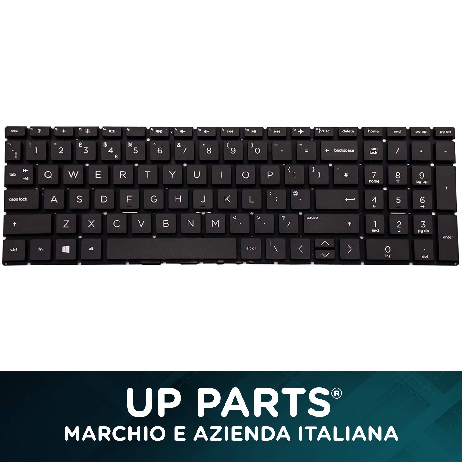 Tastiera Italiana per HP Pavilion 250 255 G7 15-CN 15-CS 15-CR Nero