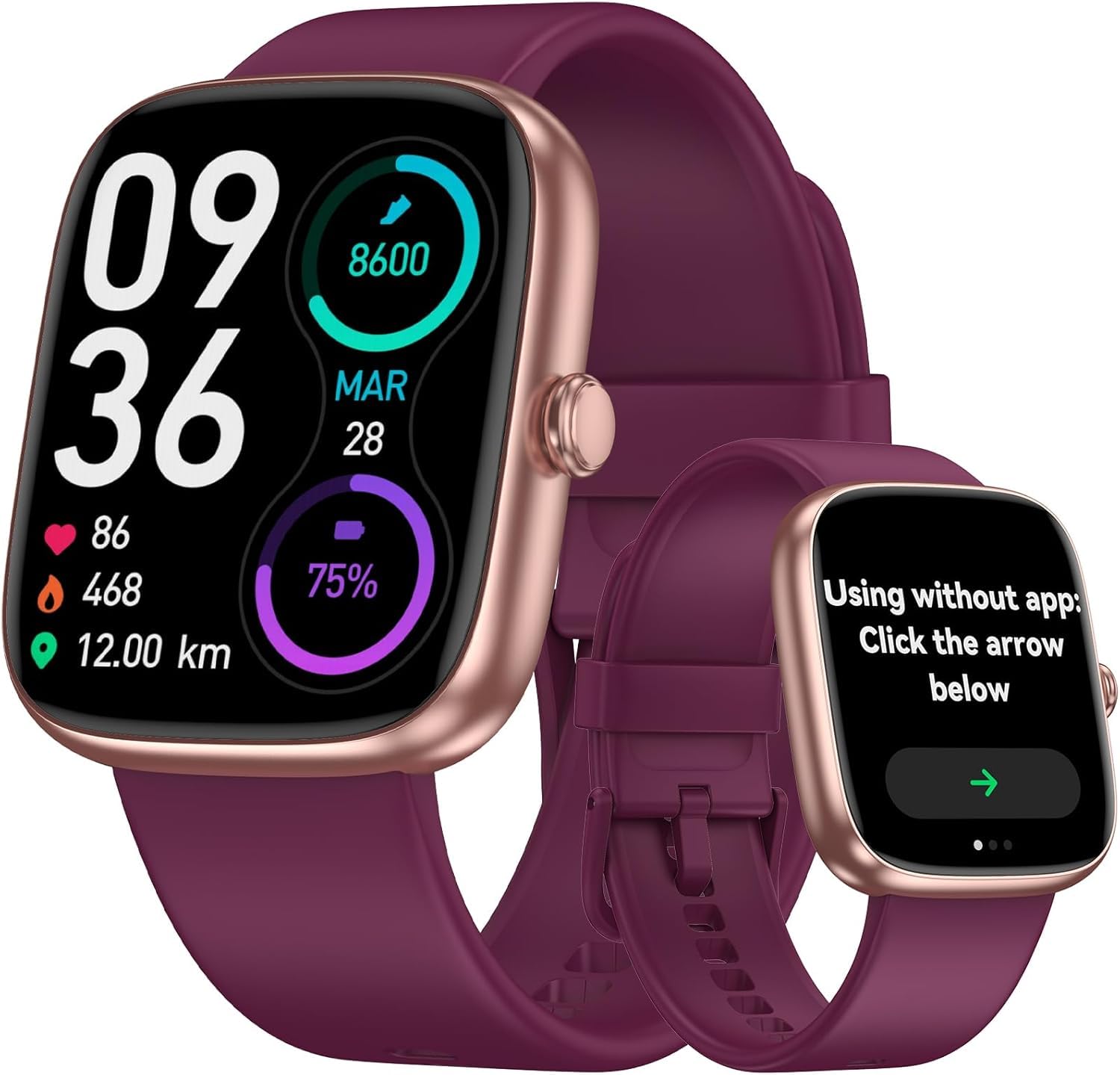 LIVIKEY Senior Friendly Watch