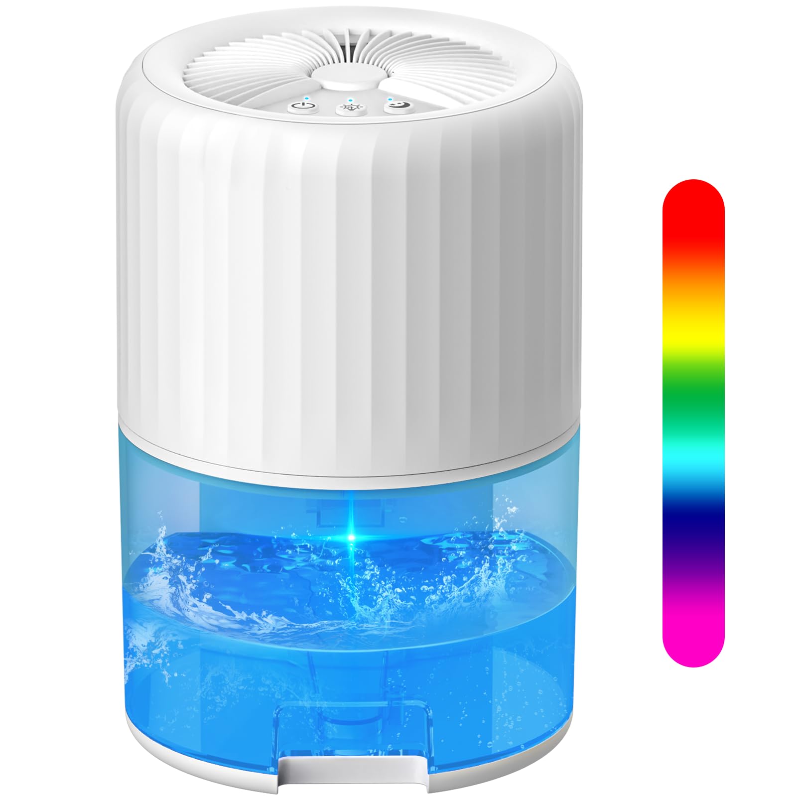 Dehumidifiers for Home,Dehumidifier for Bedroom with Auto Defrost Function, 2200ML Capacit...