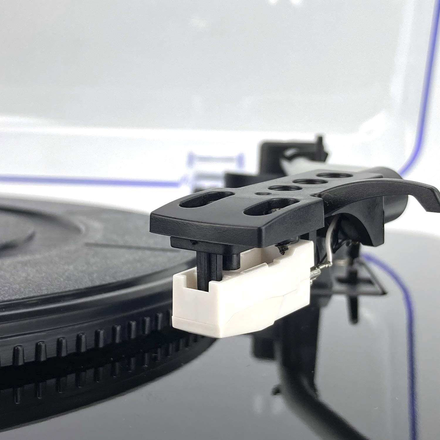 Aiwa GBTUR-120BKMKII: Tocadiscos Bluetooth con Encoding, 3 velocidades, Radio FM, USB y SD. Conversión directa de Vinilo a Digital. Color: Negro