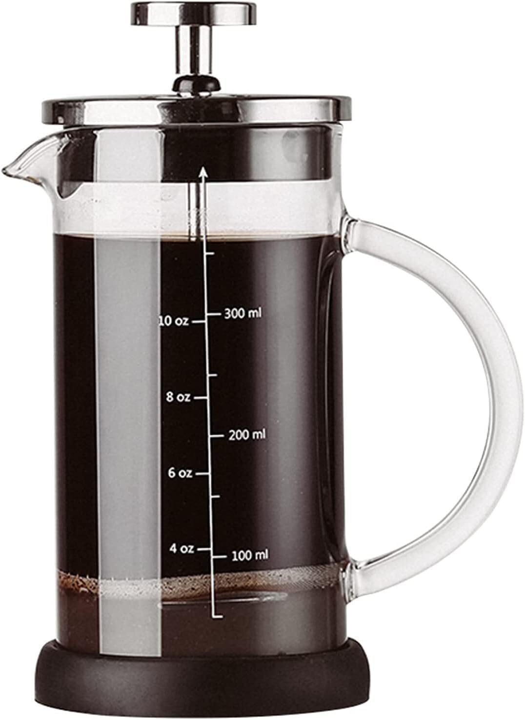 máquina de café, Cafetera De Prensa, Prensa De Café, Cafetera, Cafetera, Cafetera De Prensa Francesa, Cafetera De Prensa Francesa con Triple Filtro De Acero Inoxidable, Cafetera, Vidrio De Borosilicat