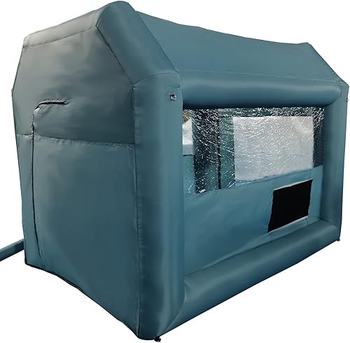 Miniatura 8 de GONFLABLE Cabina de pintura inflable de 13.5 x 8.5 x 8.5 pies, cabina de pulverización inflable con un soplador de 750 W y sistema de filtro de