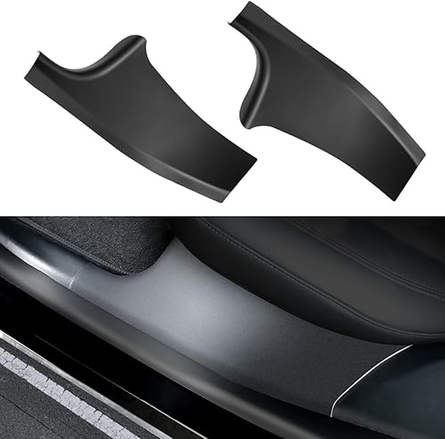 LASFIT Protector de umbral de puerta trasera para Tesla Modelo Y 2020-2023, protector de entrada de puerta de 5 plazas, accesorios de placa de disponible en Yaxa Peru