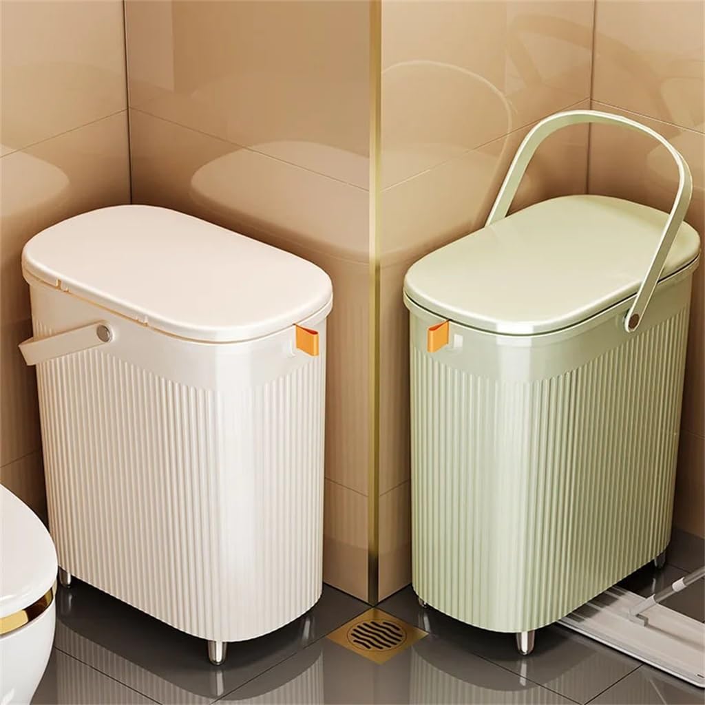 Garbage Can Household Toilet Large Capacity with Lid Toilet Bucket Gap Special Jar for Fiber Bucket