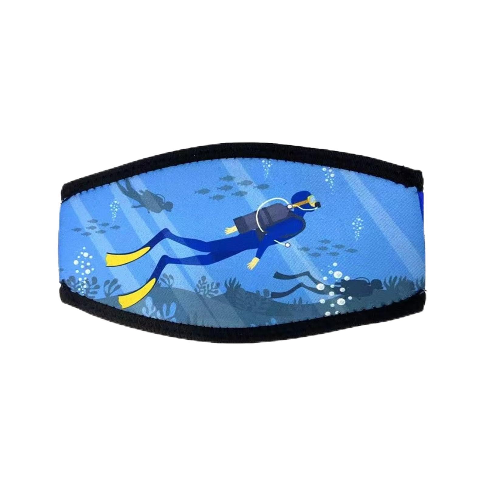 Valicaer Dive Mask Strap,Diving Mask Slap Straps Cover Neoprene Scuba Dive Mask Strap Portable Snorkel Mask Straps Diving Slap Strap Accessory Water Sport Gear Hair Protector Snorkeling Belt