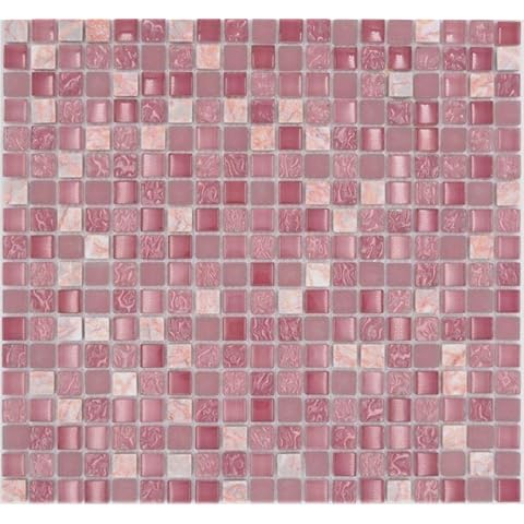 Mosaïque en verre rose Mosaik-Netzwerk Cover