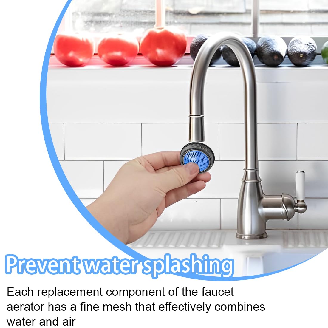 10 pezzi rubinetti a forma di moneta M24 24 mm filtro acqua rubinetto, rompigetto rubinetto cucina per cucina bagno lavanderia