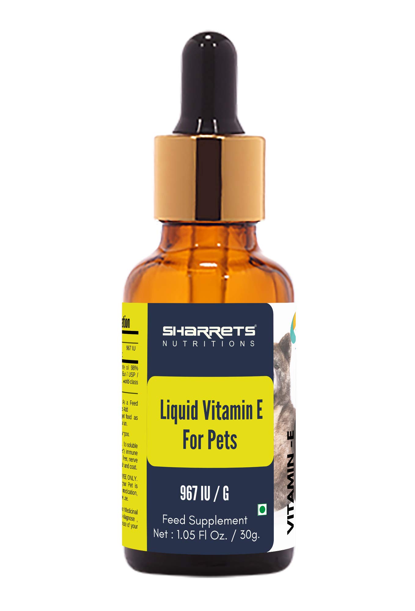 Sharrets Vitamin E Acetate Oil Supplement for Pets, 30g (B091MB5NKW) Amazon Price History, Amazon Price Tracker